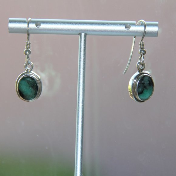 Sterling Silver Ruby Zoisite Dangle Earrings - Picture 10 of 12